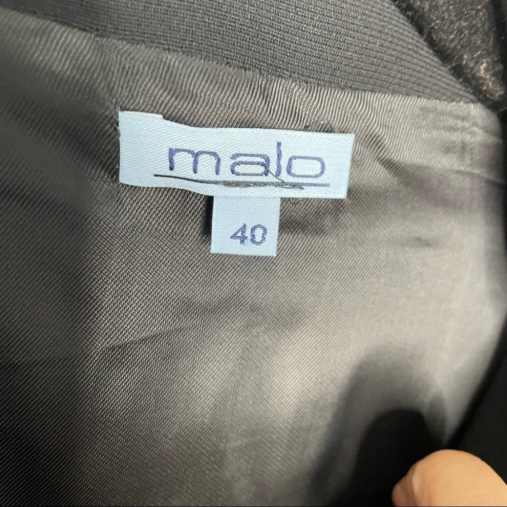 Malo Classic Black Career Office Blazer Jacket - Picture 8 of 9
